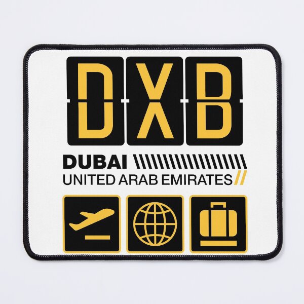 Item preview, Dubai Airport Tag, United Arab Emirates Vacation Travel, DXB Airport Code, Dubai Holiday, DXB Luggage Tag, Dubai Gift Souvenir designed and sold by iconikit.