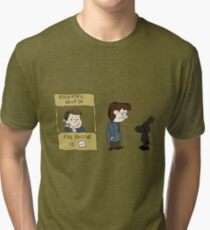 THE DOCTOR IS IN - Hannibal & Peanuts Crossover Art Tri-blend T-Shirt