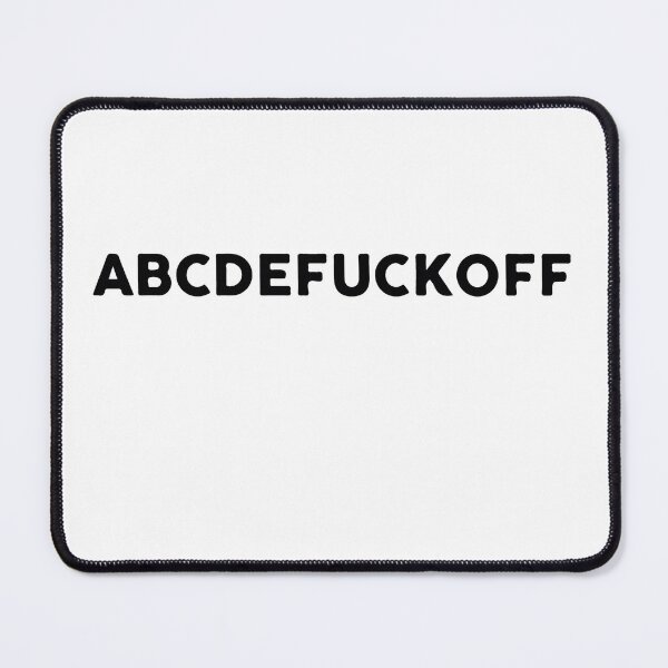 Item preview, ABCDEFUCKOFF designed and sold by Osoioi.