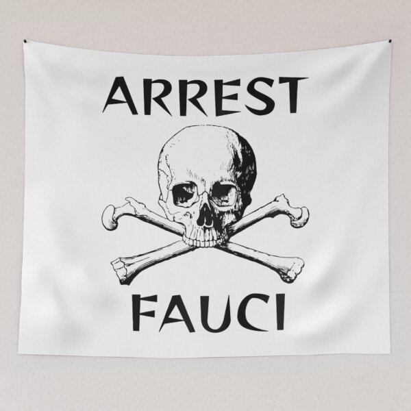 Item preview, Arrest Fauci cross bones danger Classic designed and sold by MaveriMcCrae.