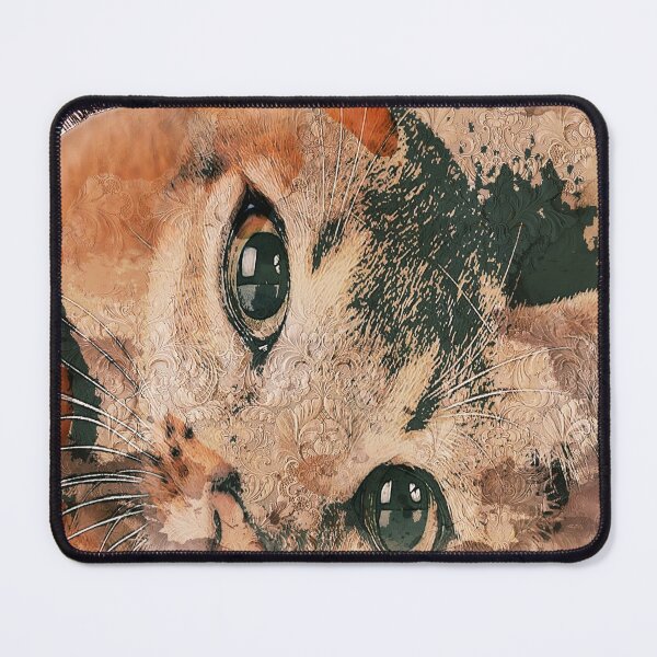 Item preview, Abstract color print abyssinian cat designed and sold by artdragongift 15.