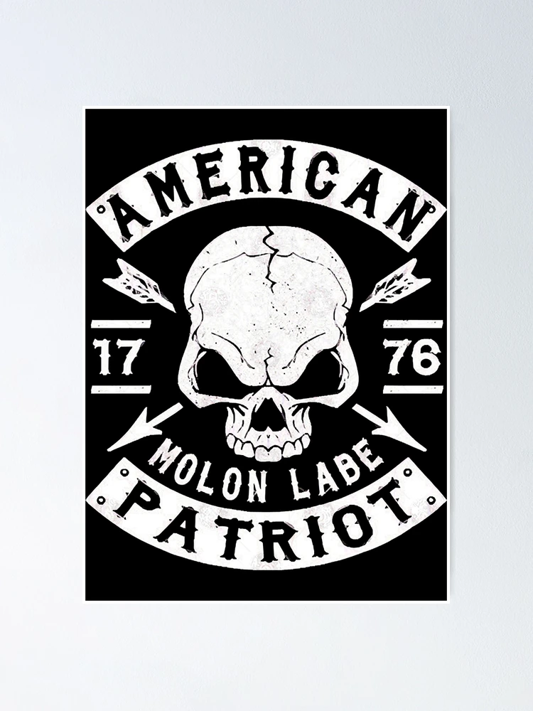Cappellino Nero Molon Labe USA - Diritti Delle Armi 2° Emendamento, Cotone Unisex