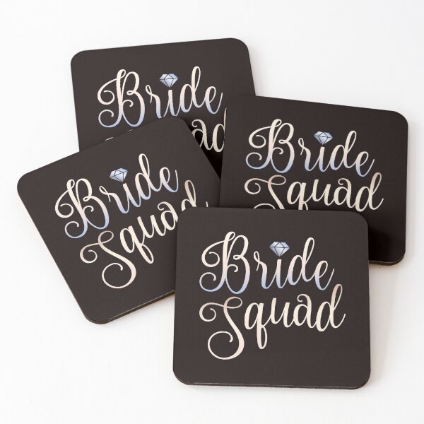 Item preview, Bachelorette Bride Squad Team Tribe Wedding Bridal Art designed and sold by Hanna Kovalchuk.