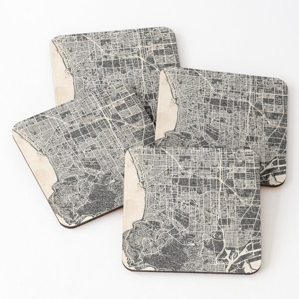 Item preview, Torrance map California Ink lines designed and sold by InkMaps.