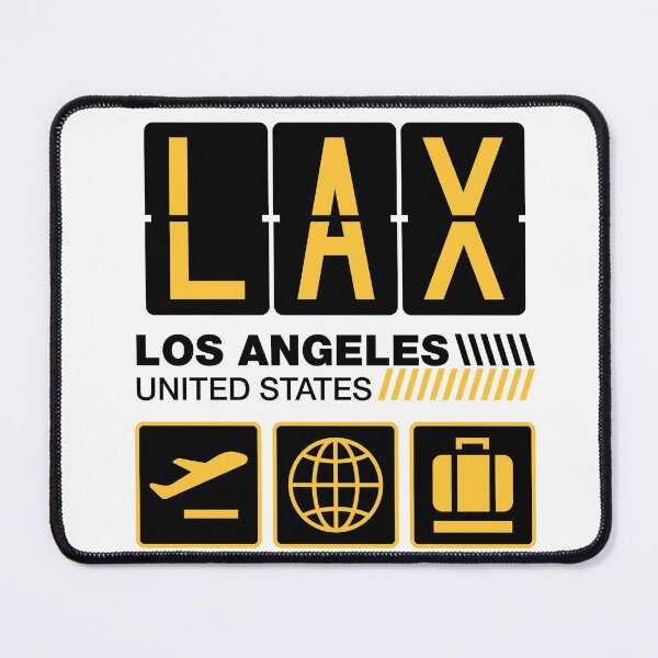 Item preview, Los Angeles Airport Tag, United States Vacation, USA Travel, LAX Airport Code, Los Angeles Holiday, LAX Luggage Tag, Los Angeles Gift Souvenir designed and sold by iconikit.