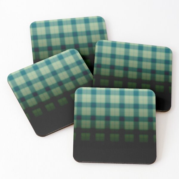 Item preview, blue dark to light blurred gradient plaid  designed and sold by TeesMi.