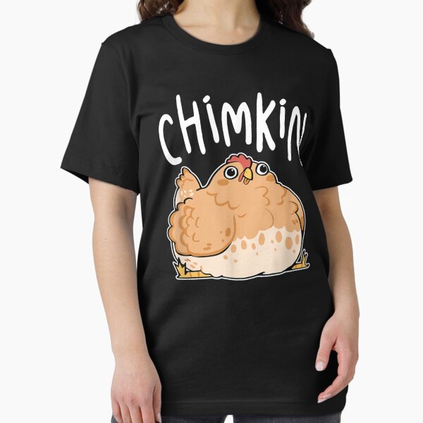 Artikel-Vorschau von Chimkin Funny Fat Chicken T-Shirt, designt und verkauft von Amancio-Scott.