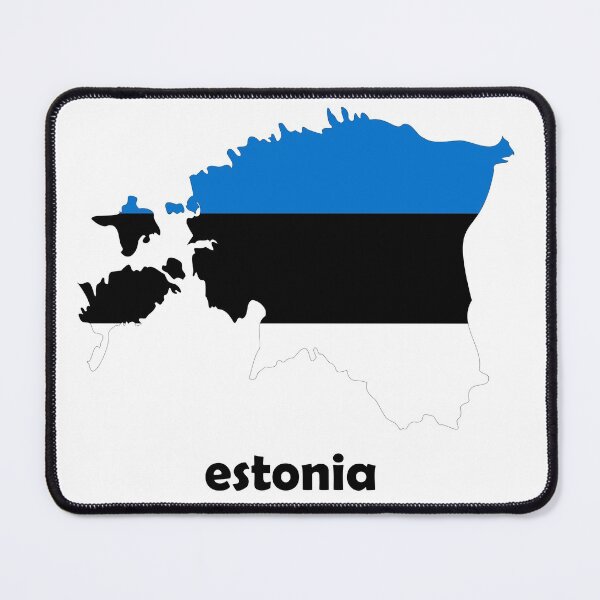 Item preview, Estonia flag and map designs designed and sold by ScandinavianSt.