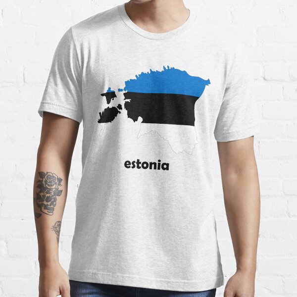 Estonia flag and map designs Essential T-Shirt