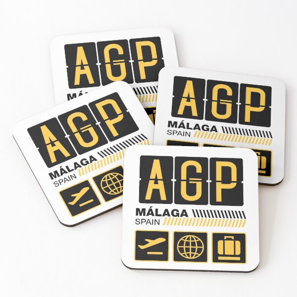 Item preview, Malaga Airport Tag, Spain Vacation Travel, AGP Airport Code, Malaga Holiday, AGP Luggage Tag, Málaga Gift Souvenir designed and sold by iconikit.