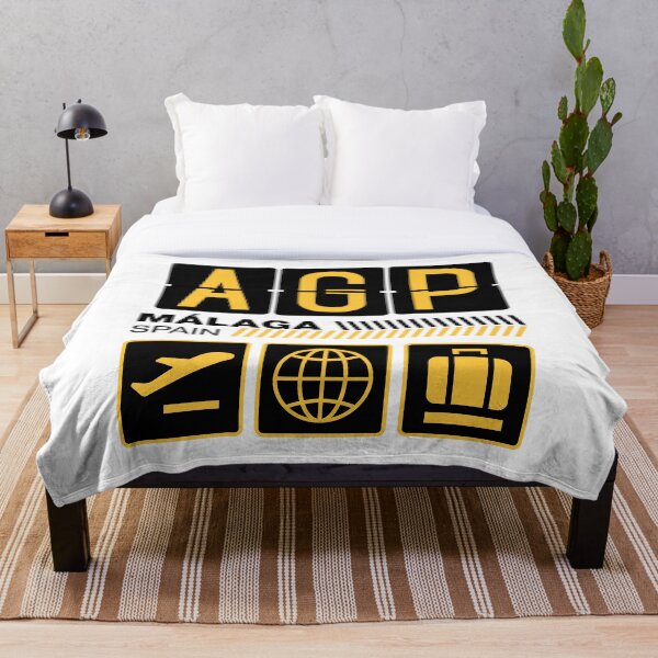 Item preview, Etiqueta del aeropuerto de Málaga, viaje de vacaciones en España, código del aeropuerto AGP, vacaciones en Málaga, etiqueta de equipaje AGP, regalo de recuerdo de Málaga designed and sold by iconikit.