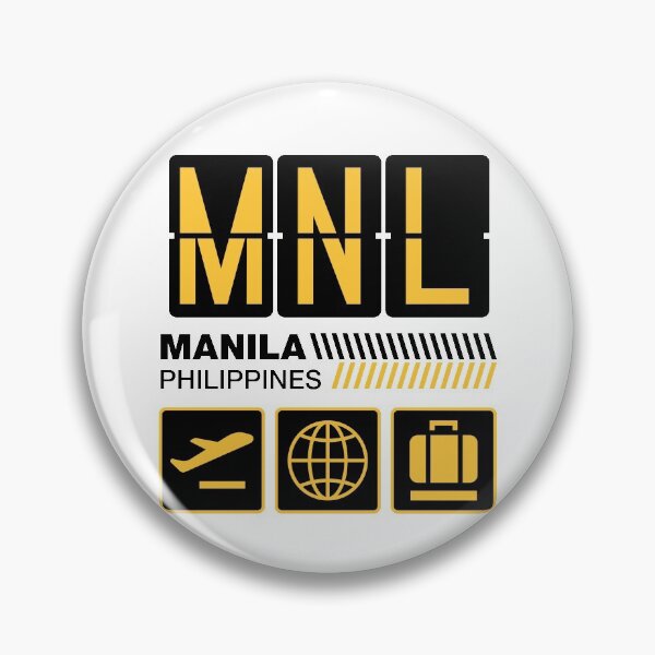 Item preview, Manila Airport Tag, Philippines Vacation Travel, MNL Airport Code, Manila Holiday, MNL Luggage Tag, Manila Gift Souvenir designed and sold by iconikit.