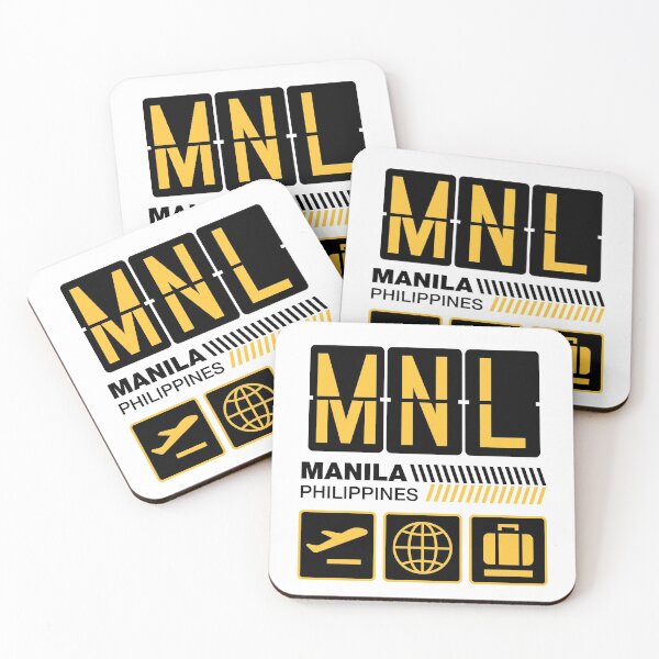 Item preview, Manila Airport Tag, Philippines Vacation Travel, MNL Airport Code, Manila Holiday, MNL Luggage Tag, Manila Gift Souvenir designed and sold by iconikit.