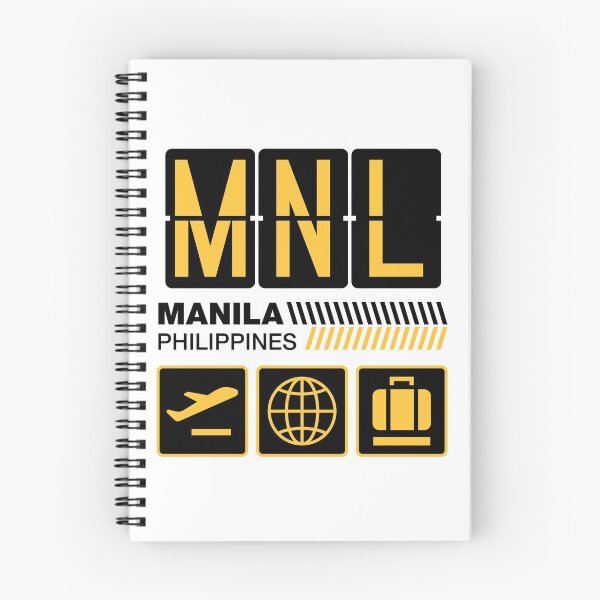 Item preview, Manila Airport Tag, Philippines Vacation Travel, MNL Airport Code, Manila Holiday, MNL Luggage Tag, Manila Gift Souvenir designed and sold by iconikit.