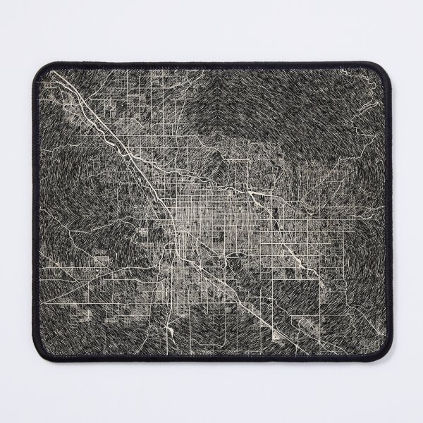 Item preview, Tucson map Arizona Ink lines 2 designed and sold by InkMaps.