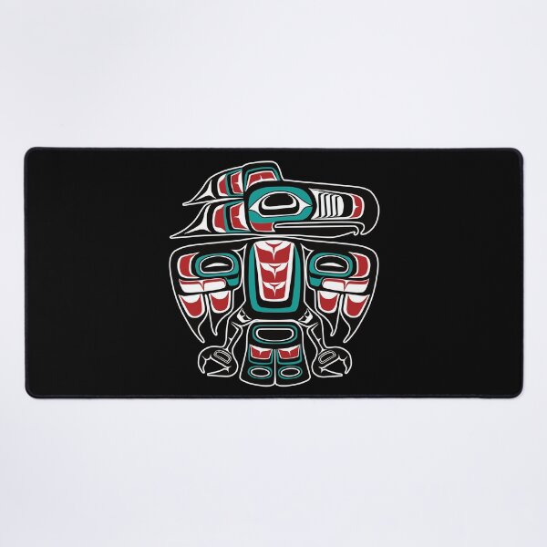 Aperçu de l'œuvre Totem de corbeau natif Tlingit haïda créée et vendue par Beltschazar.