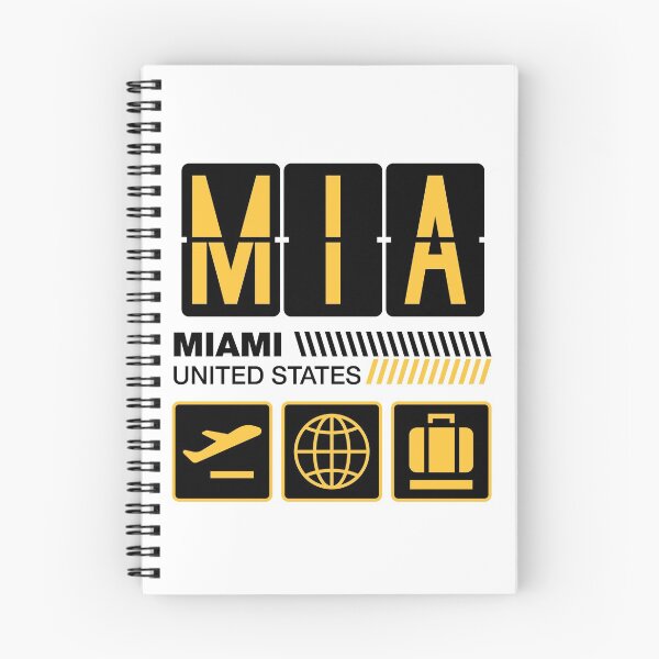 Item preview, Miami Airport Tag, United States Vacation, USA Travel, MIA Airport Code, Miami Holiday, MIA Luggage Tag, Miami Gift Souvenir designed and sold by iconikit.