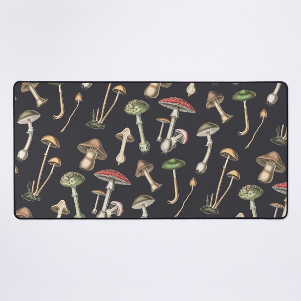 Item preview, Mushrooms Botanical Illustration on charcoal designed and sold by Freewheeling.