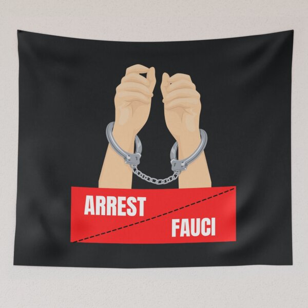 Item preview, arrest fauci Pullover Hoodie designed and sold by MaveriMcCrae.