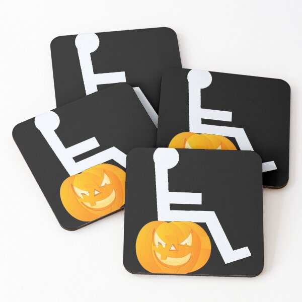 Item preview, Funny Halloween Wheelchair Symbol designed and sold by uniqueitems.