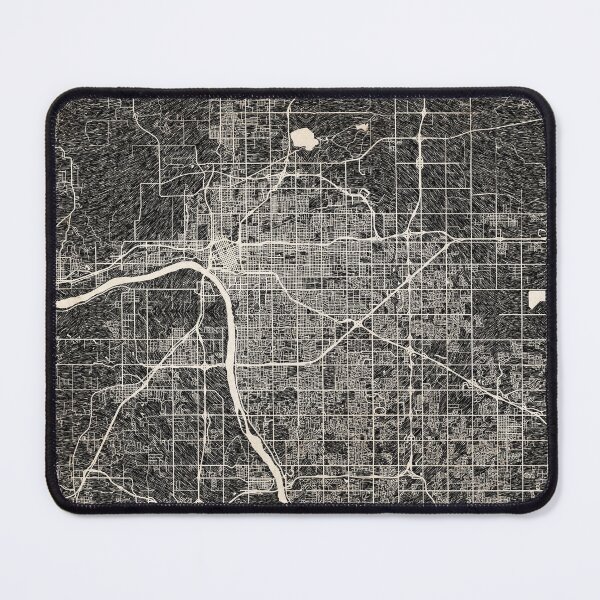 Item preview, Tulsa map Oklahoma Ink lines designed and sold by InkMaps.
