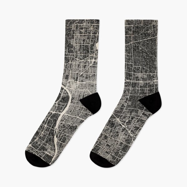 Item preview, Tulsa map Oklahoma Ink lines designed and sold by InkMaps.