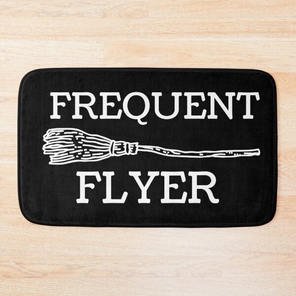 Item preview, Frequent Flyer Witch Broomstick Halloween designed and sold by ZestyFruit.