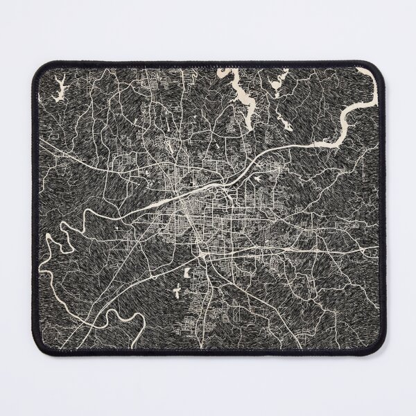 Item preview, Tuscaloosa map Alabama Ink lines designed and sold by InkMaps.