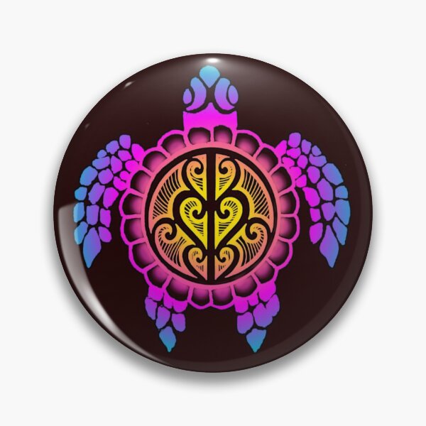 Item preview, Pink tribal turtle designed and sold by attracdionz.