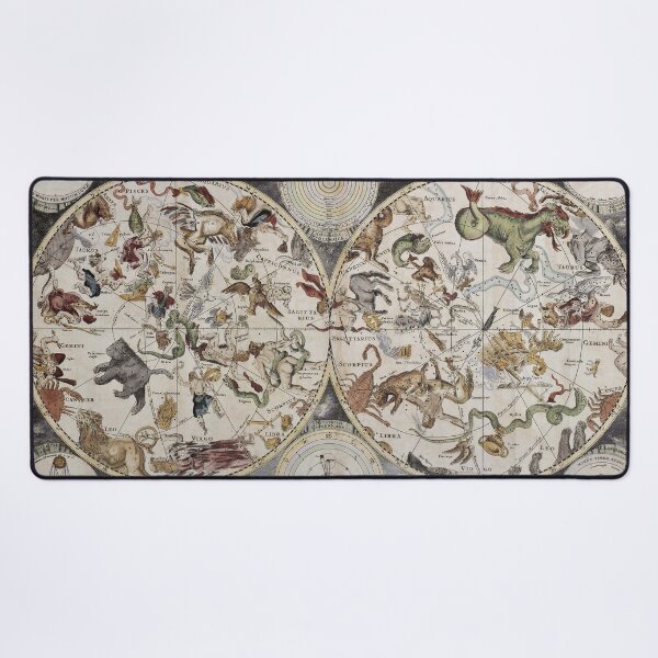 Vista previa del artículo con la obra «Mapa de estrella celestial vintage», diseñado y vendido por Beltschazar.