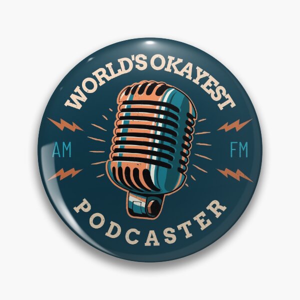 Item preview, World's Okayest Podcaster designed and sold by LKDesigns24.