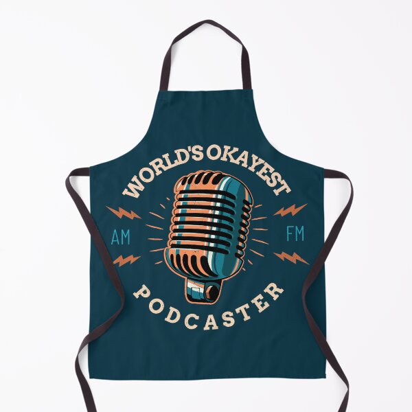 Item preview, World's Okayest Podcaster designed and sold by LKDesigns24.