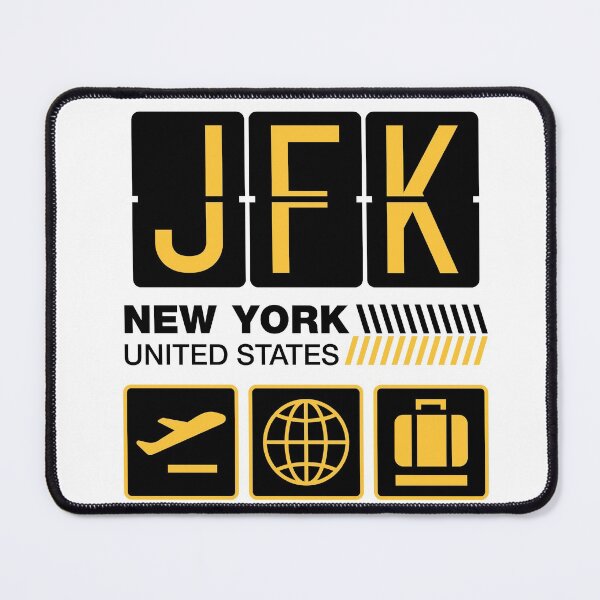 Item preview, New York Airport Tag, United States Vacation, USA Travel, JFK Airport Code, New York Holiday, JFK Luggage Tag, New York Gift Souvenir designed and sold by iconikit.