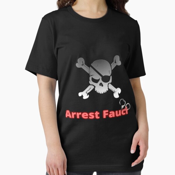 Vista previa del artículo con la obra «Arrestar a Fauci. Clásico», diseñado y vendido por MaveriMcCrae.