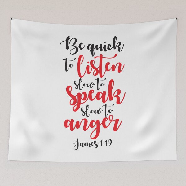 Item preview, James 1:19 designed and sold by plushism.