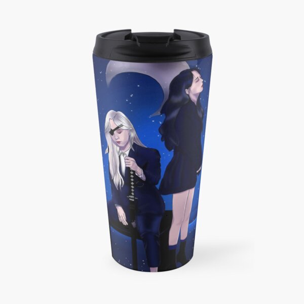 Neon Lights - Moon Star Travel Mug
