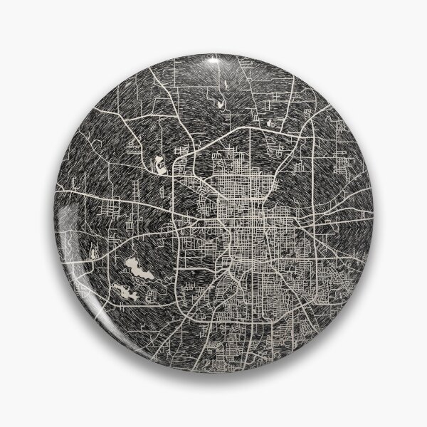 Item preview, Tyler map Texas Ink lines designed and sold by InkMaps.