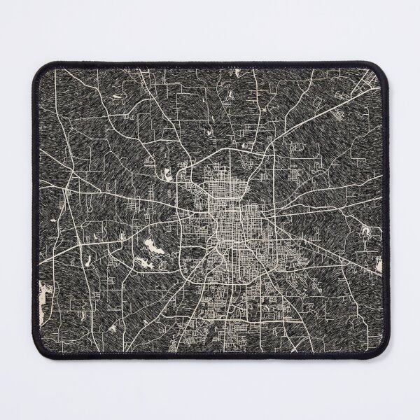 Item preview, Tyler map Texas Ink lines designed and sold by InkMaps.