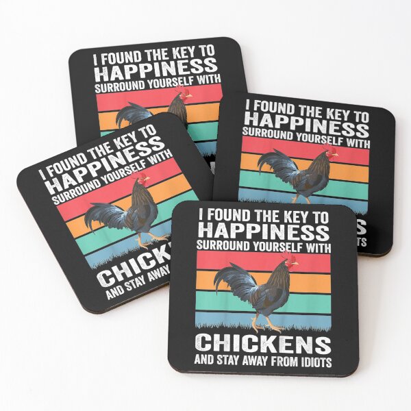 Item preview, I Found The Key To Happiness Surround Yourself With Chickens  designed and sold by GarrickShop.