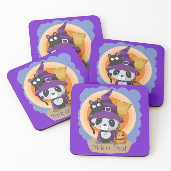 Item preview, Cute Panda going trick or treating. designed and sold by ajtechdesigns.
