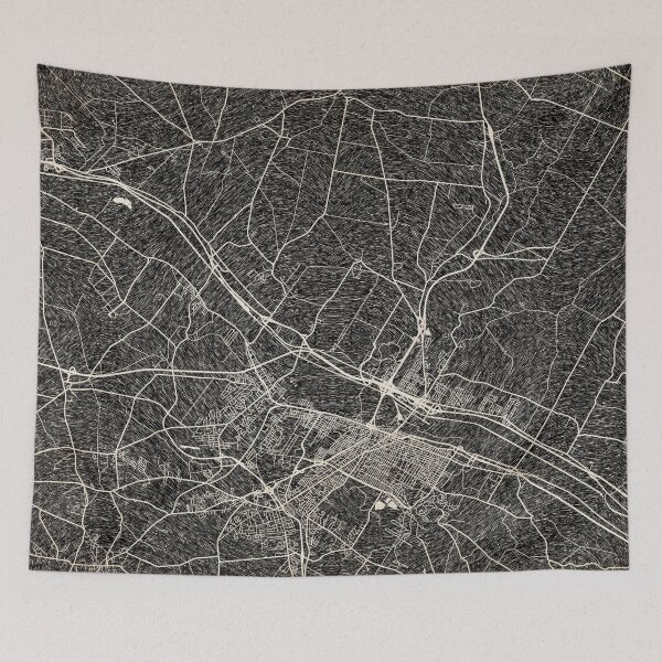 Item preview, Utica map New York Ink lines designed and sold by InkMaps.