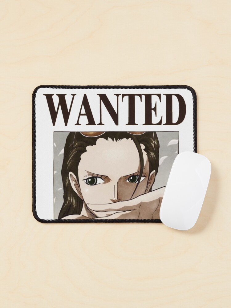 One Piece Wanted Poster Bounty Nico Robin Mouse Pad By Tsukilouki Redbubble