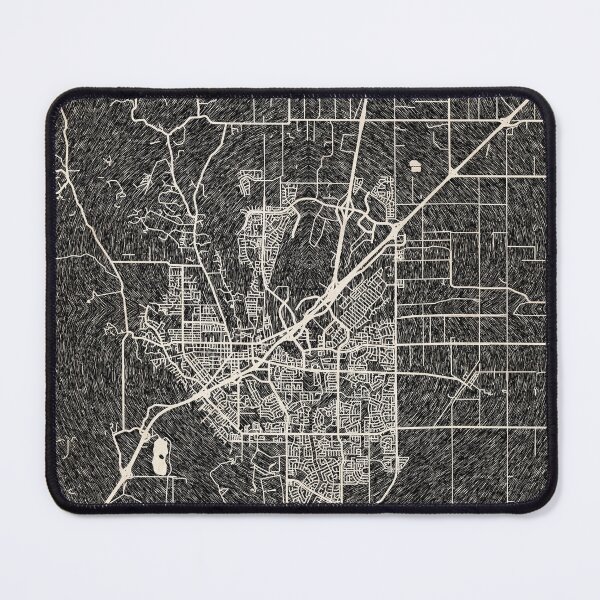 Item preview, Vacaville map California Ink lines 2 designed and sold by InkMaps.