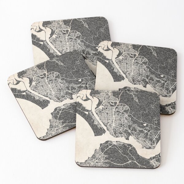 Item preview, Vallejo map California Ink lines designed and sold by InkMaps.