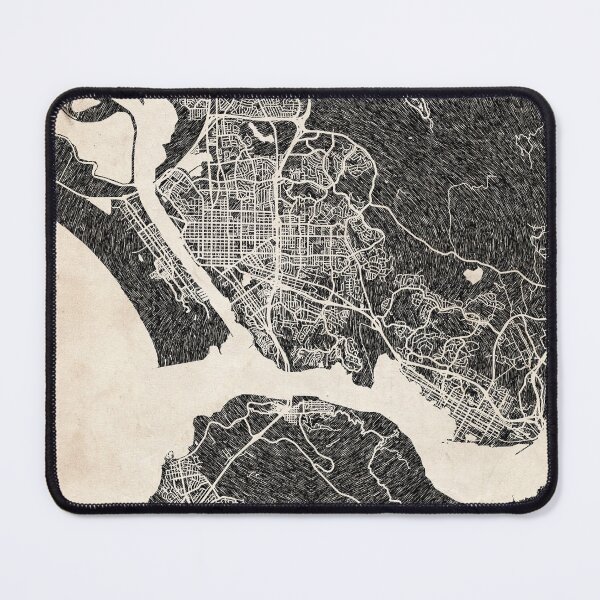 Item preview, Vallejo map California Ink lines 2 designed and sold by InkMaps.