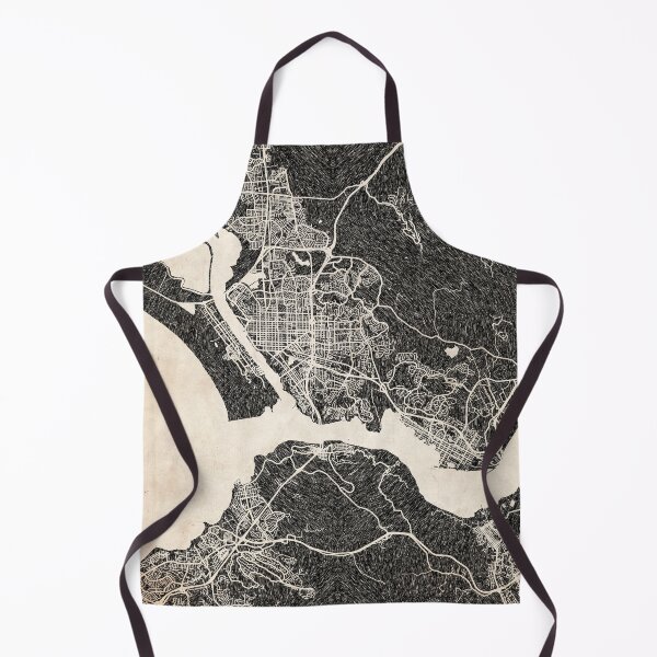 Item preview, Vallejo map California Ink lines 2 designed and sold by InkMaps.
