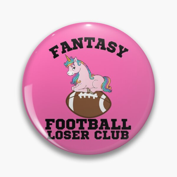 Item preview, Fantasy Football Loser Club Unicorn on Football (Pink)- Fantasy Football League (FFL) designed and sold by CaitU.
