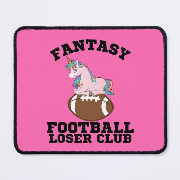 Item preview, Fantasy Football Loser Club Unicorn on Football (Pink)- Fantasy Football League (FFL) designed and sold by CaitU.