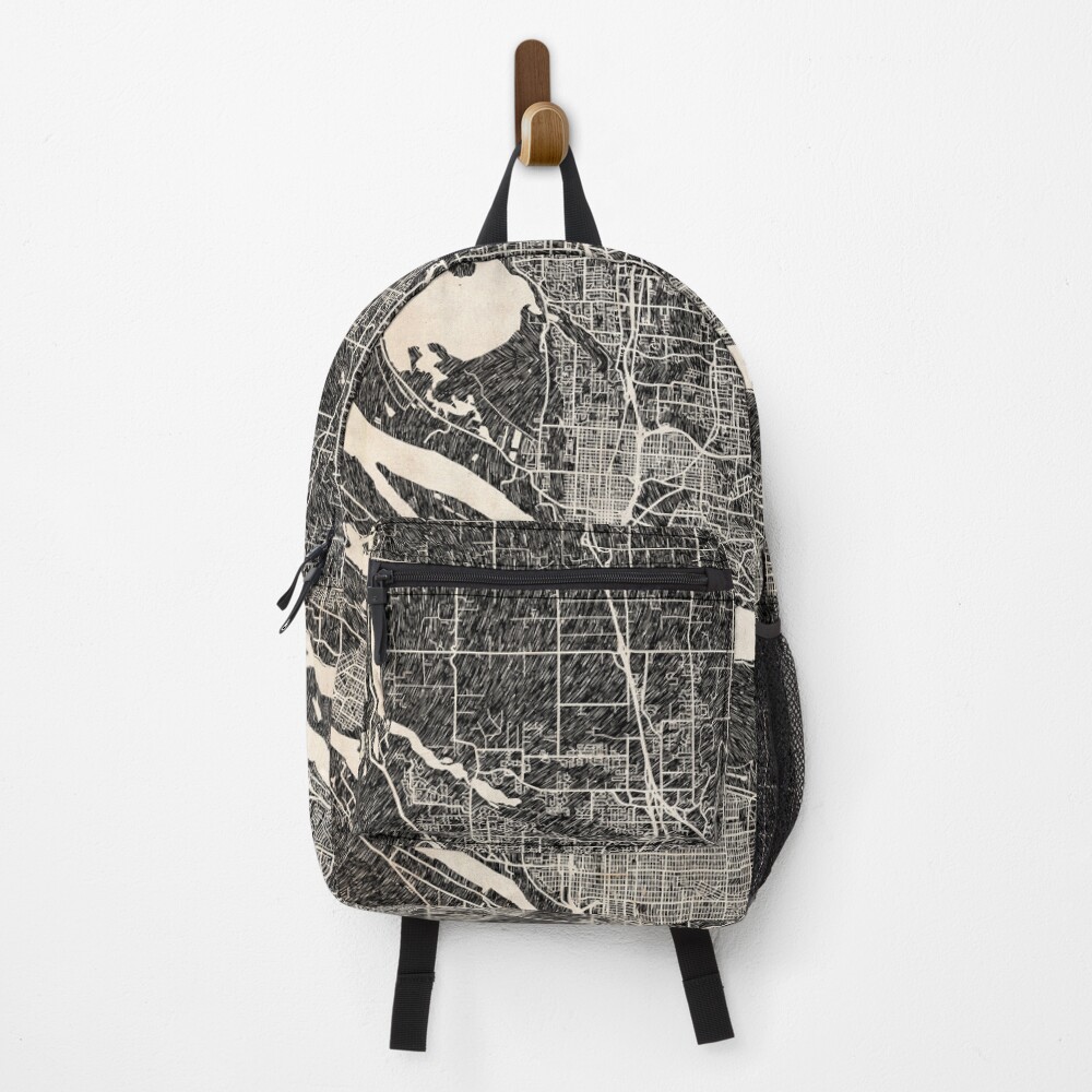 Vista previa del artículo con la obra «Mochila», diseñado y vendido por InkMaps.