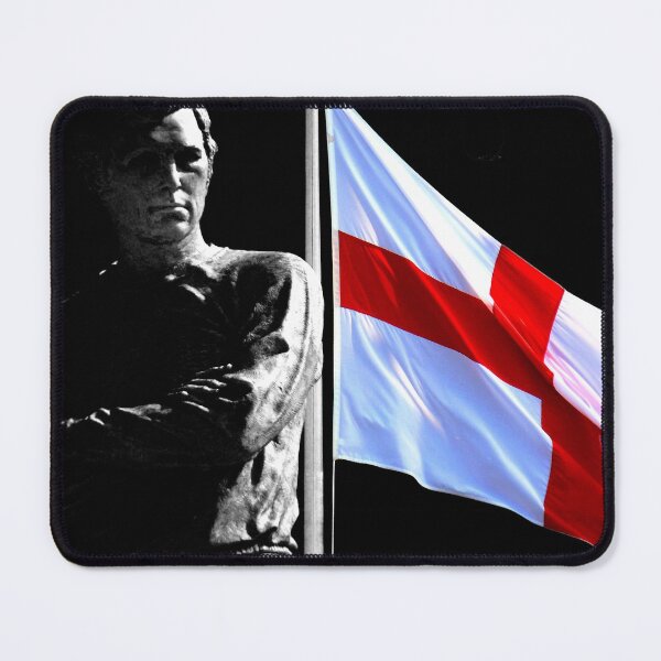 Item preview, Bobby Moore Statue England Flag Wembley Stadium designed and sold by AndyEvansPhotos.